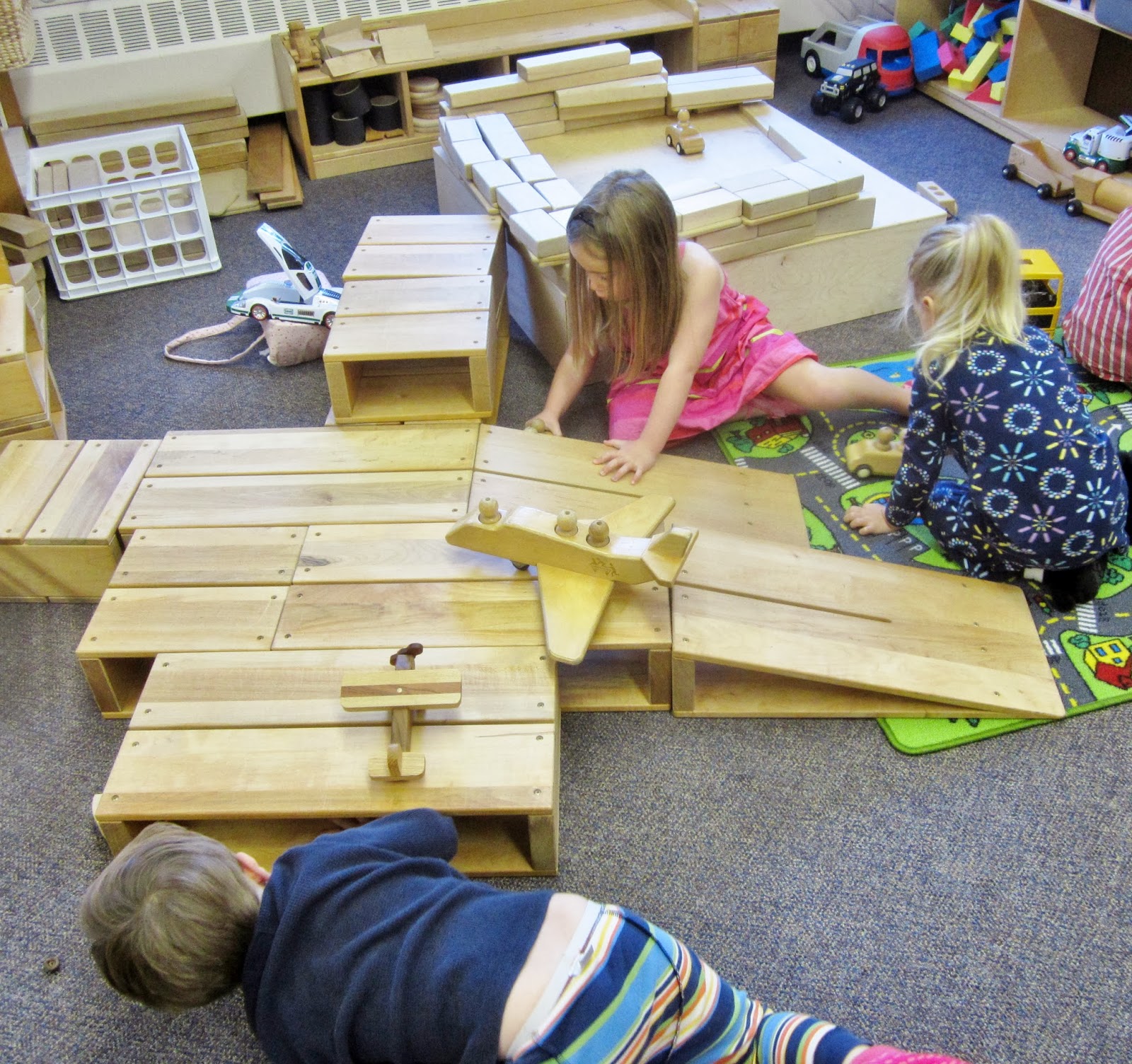 art and soul preschool: Our Block Area