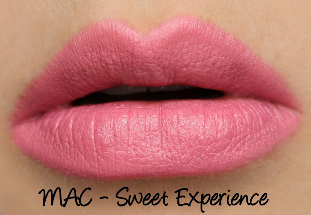 MAC Sweet Experience Lipstick Swatches & Review