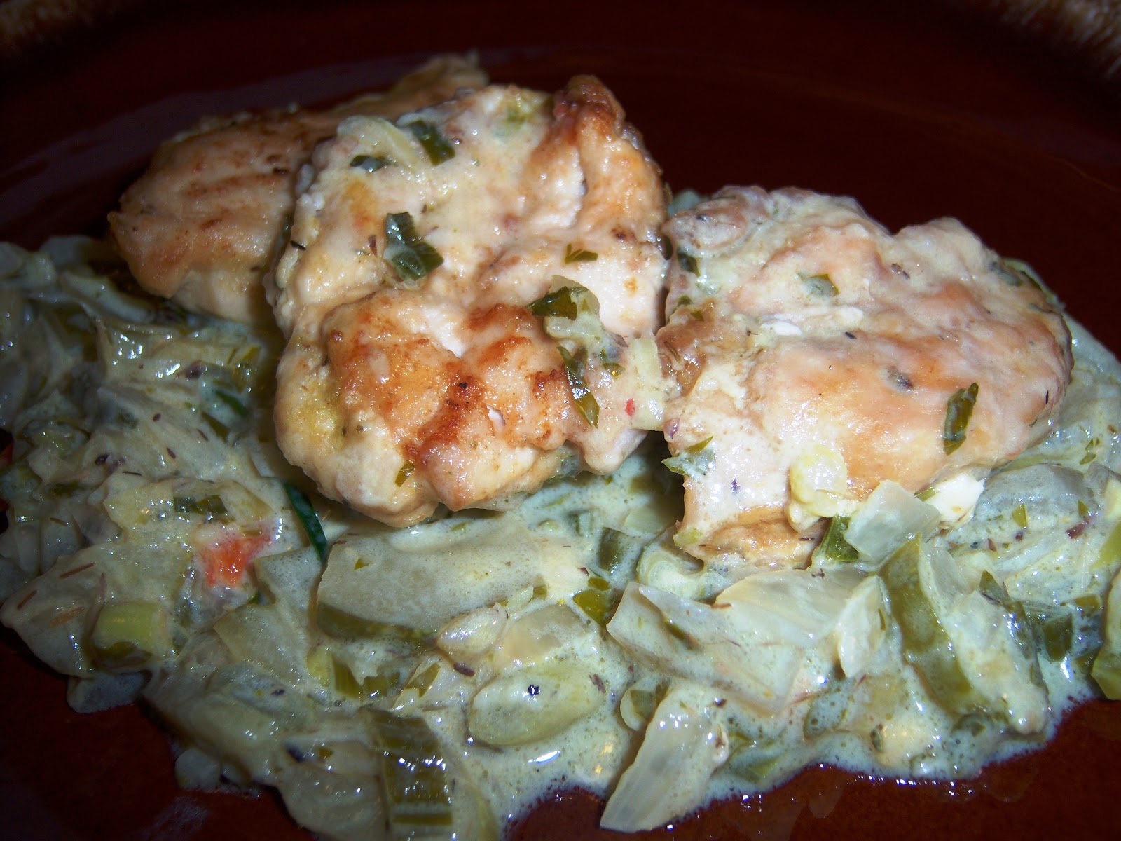 Let's Live To Eat...Not Eat To Live! Chicken with Dill Pickle Sauce