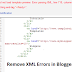 How to Fix XML Parsing Errors in Blogger Template ~ My Blogger Lab