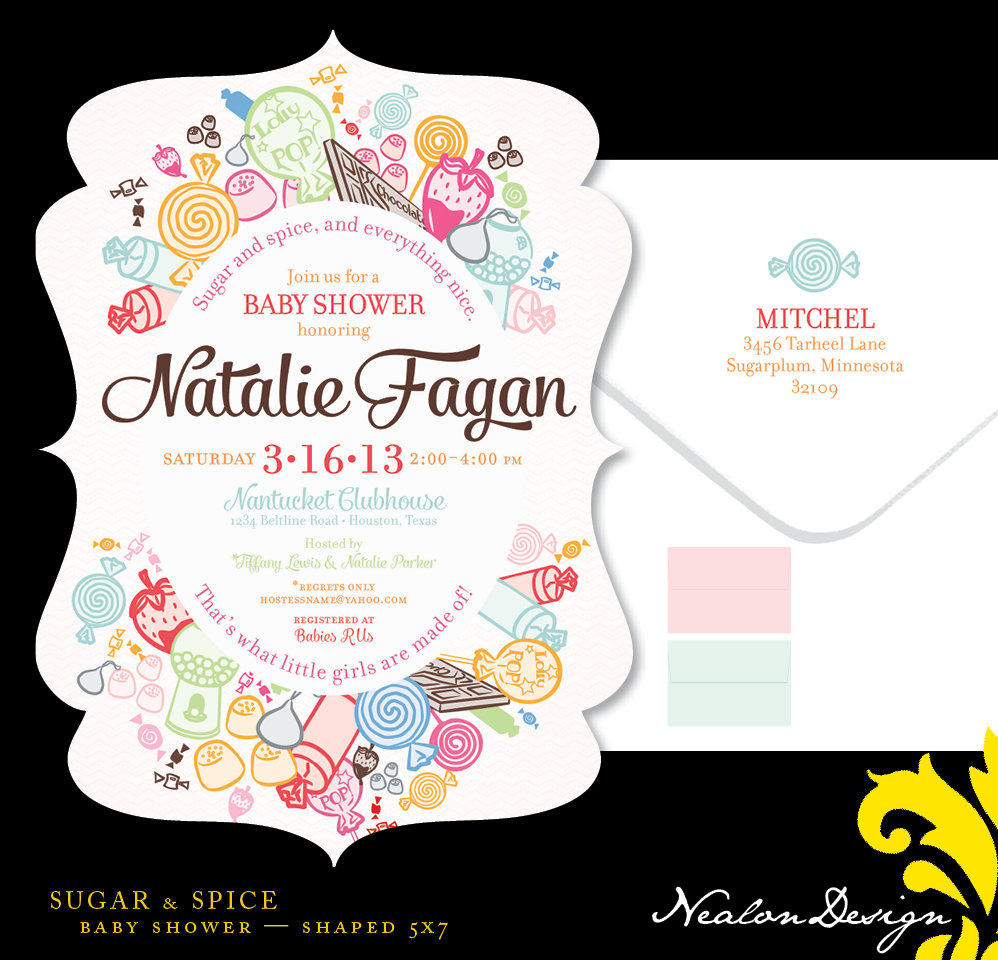 Nealon Design Sugar E Baby Shower Sugar E Baby Shower