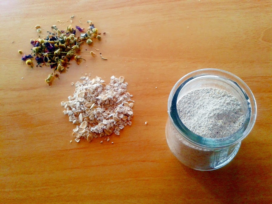homemade natural cleansing grains