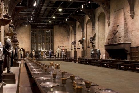 Gran Salón de Hogwarts estudios Warner de Londres london warner bros studios great hall london england harry potter 