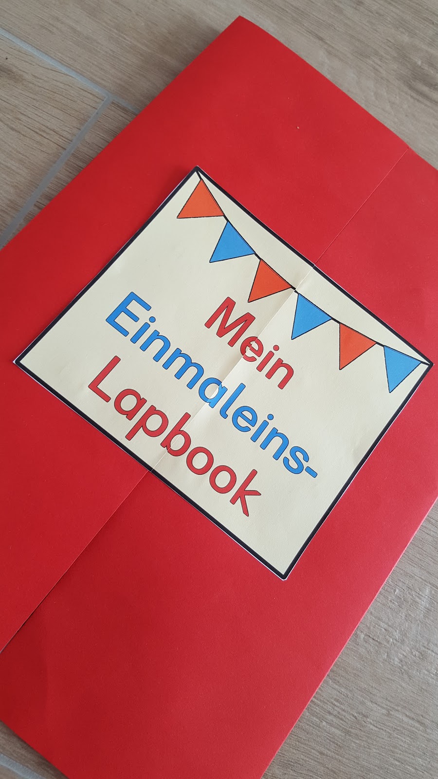 Grundschultante Einmaleins Lapbook