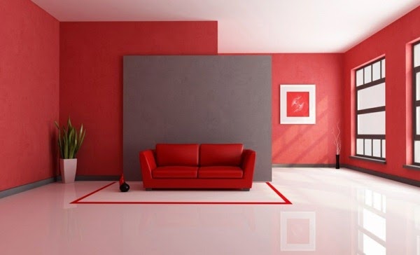 Red wallpaper for Royal rooms in your home