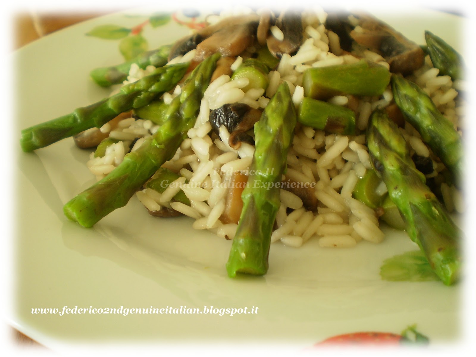 Genuine Italian Experience Risotto con asparagi e funghi