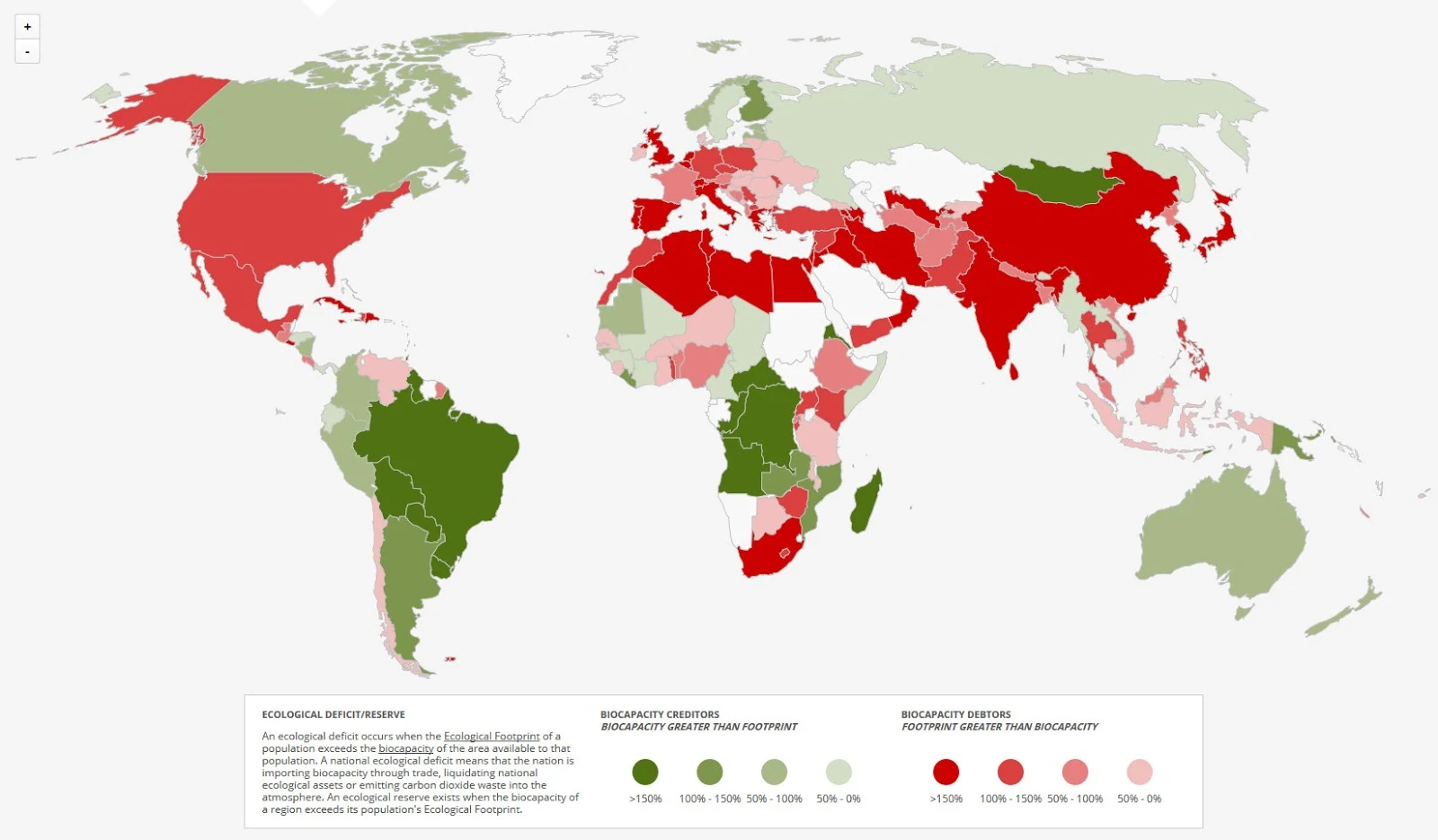 Ecological Deficit/Reserve