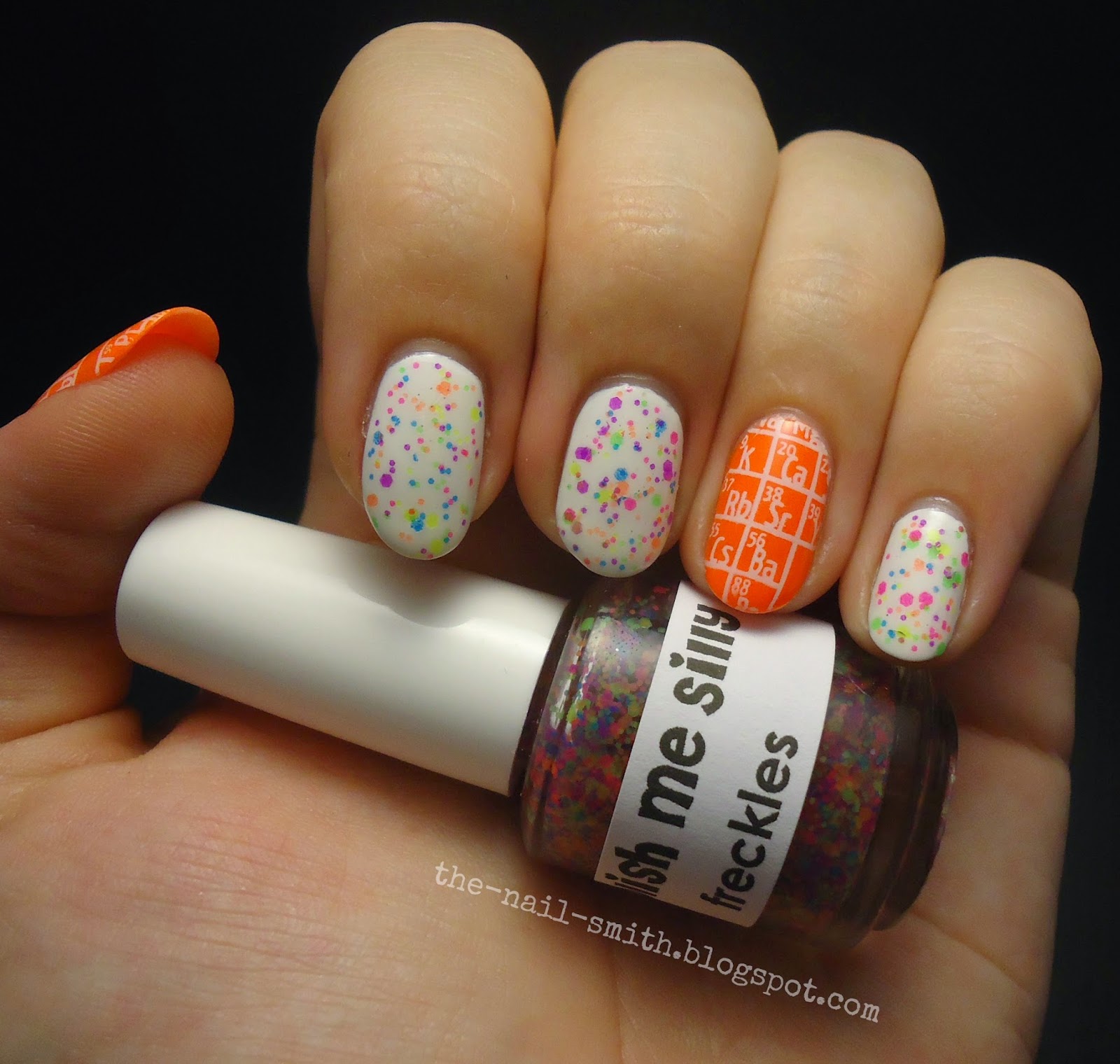 The Nail Smith: Science Stamping and FRECKLES!