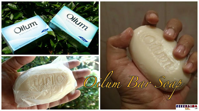 review oilum collagen soap bar