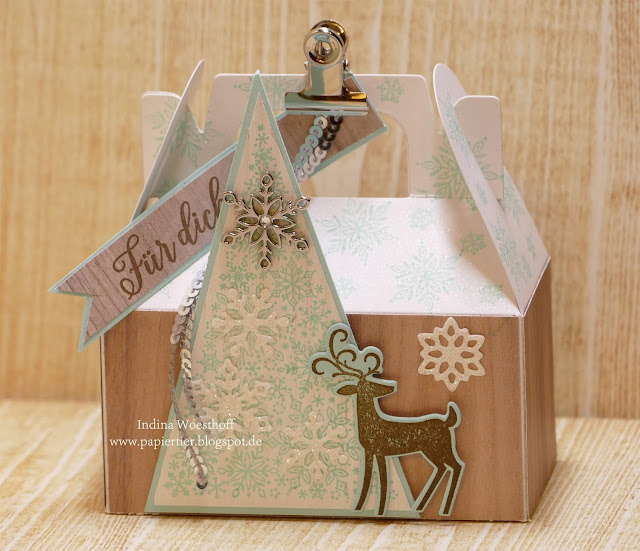 Flockengestöber | papiertier Indina | Blog Hop Team Scraphexe | Stampin' Up! | nur im November
