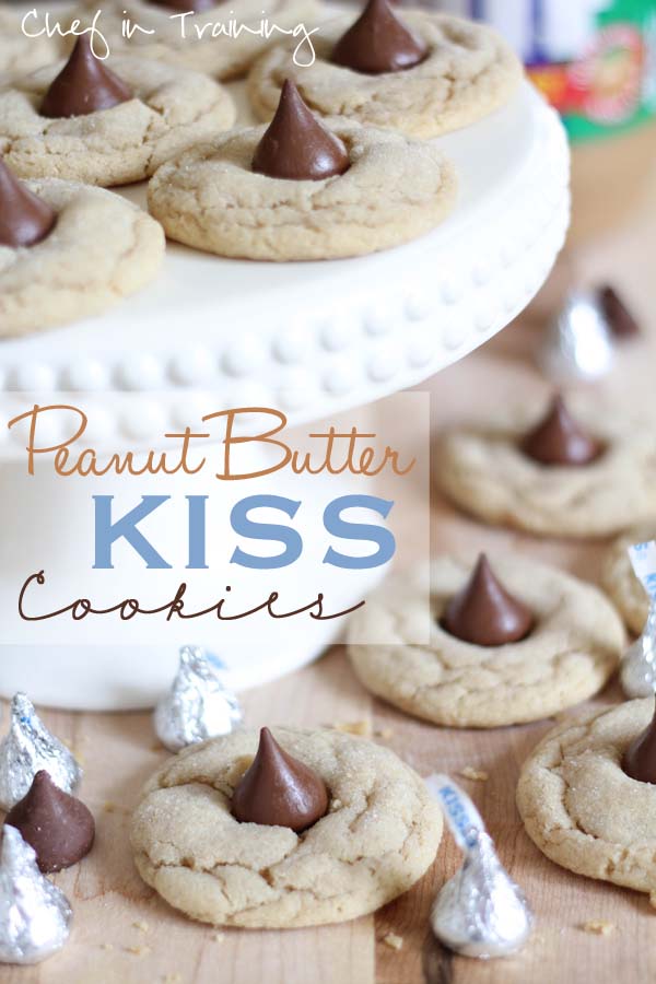 Peanut Butter Kiss Cookies from Chef-in-Training - Something Swanky
