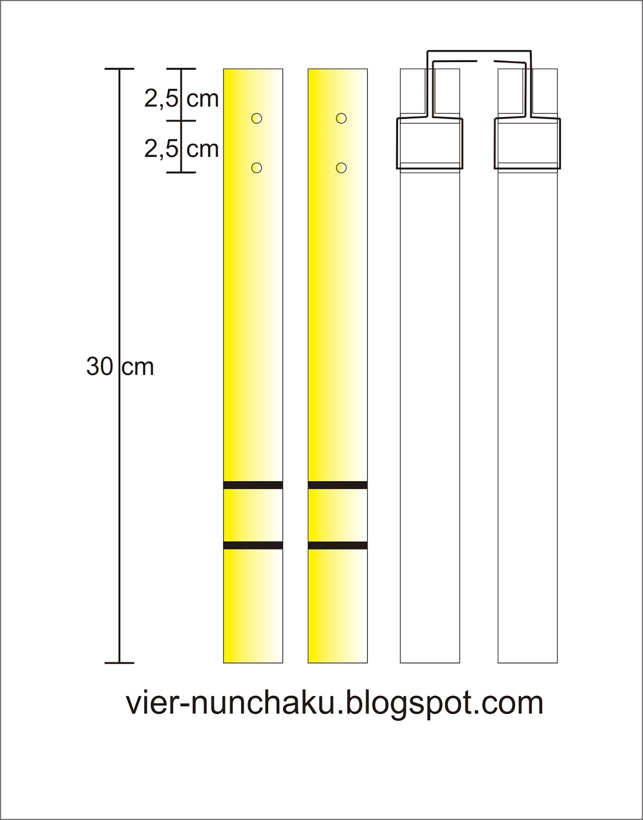 Сделать нунчаки своими руками размеры и чертежи