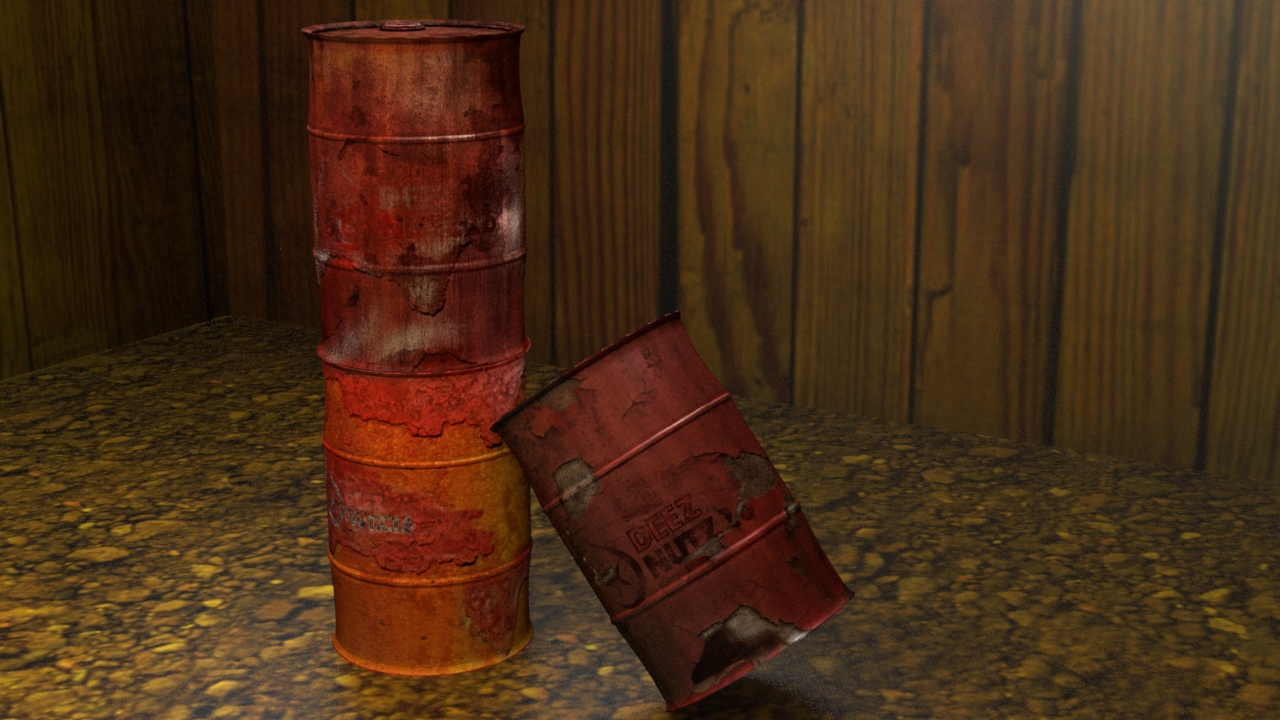David Weinzapfel Artwork: Oil Drums Textured & Map
