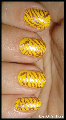 tiger manicure