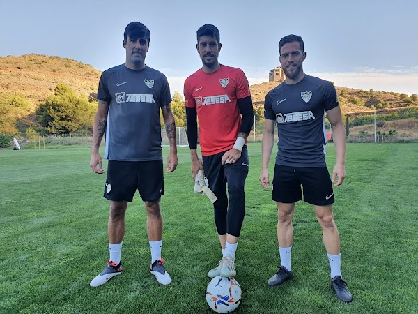 Málaga, tres nuevas caras en la sesión de entrenamiento
