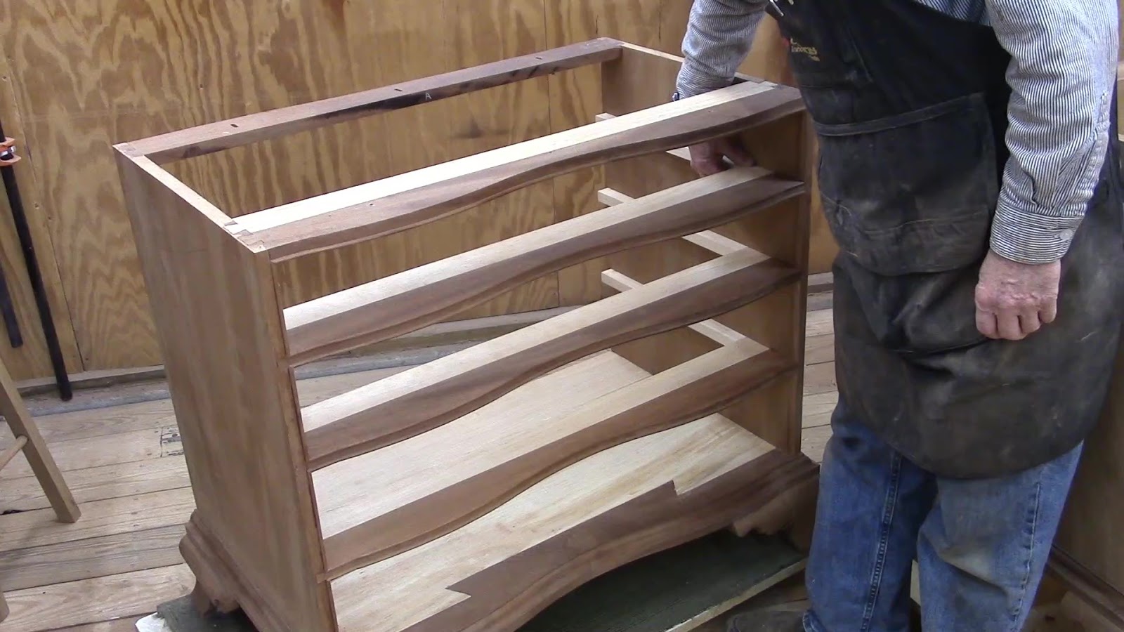 David Boeff Furniture Maker Chipman Oxbow Chest Making Curved Drawer Fronts Step 5