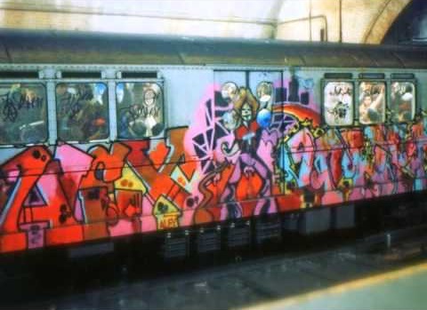 1970 S Nyc Subway Graffiti Alphabet City