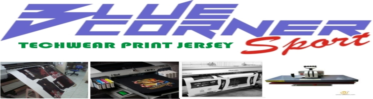 BLUE CORNER SPORT // Jasa Pembuatan Jersey Futsal dan Sepakbola Printing Bandung