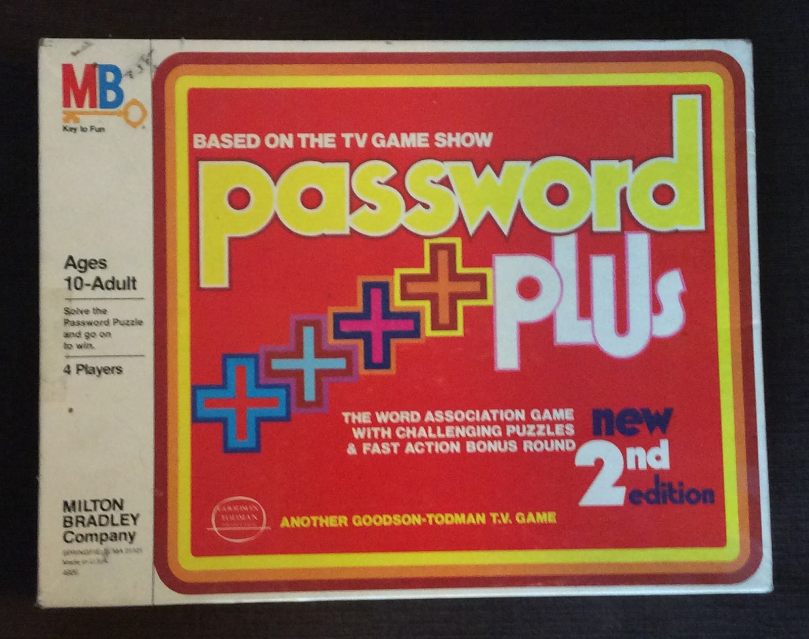 Password Plus Board Game