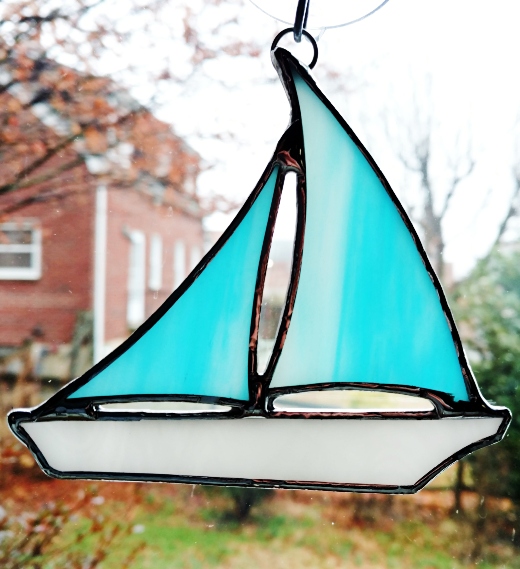 Stained Glass Nautical Sun Catchers Handmade USA