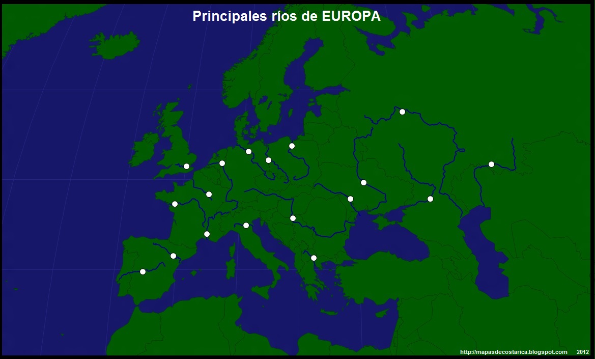 Nombre De Los Ríos De España DIMENSIONWEBBLOG: LOS RÍOS DE EUROPA Y DE ESPAÑA