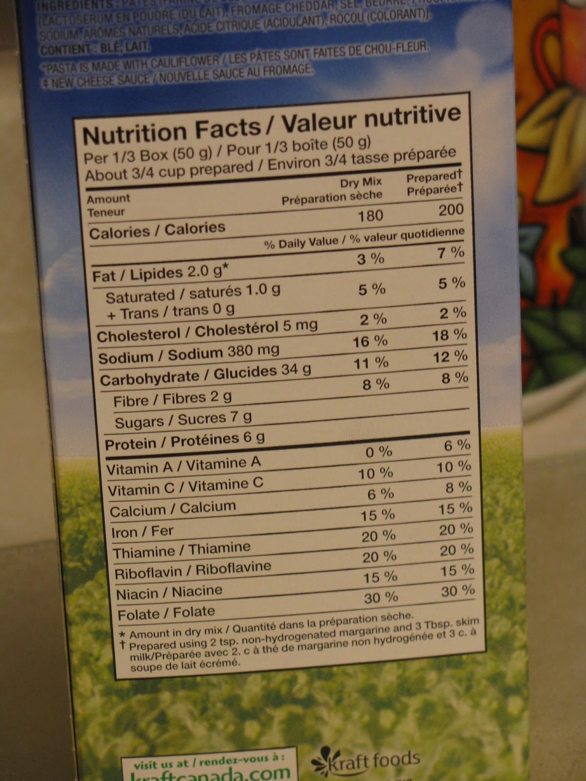 My Review Of The New Kraft Dinner Smart Vegetable