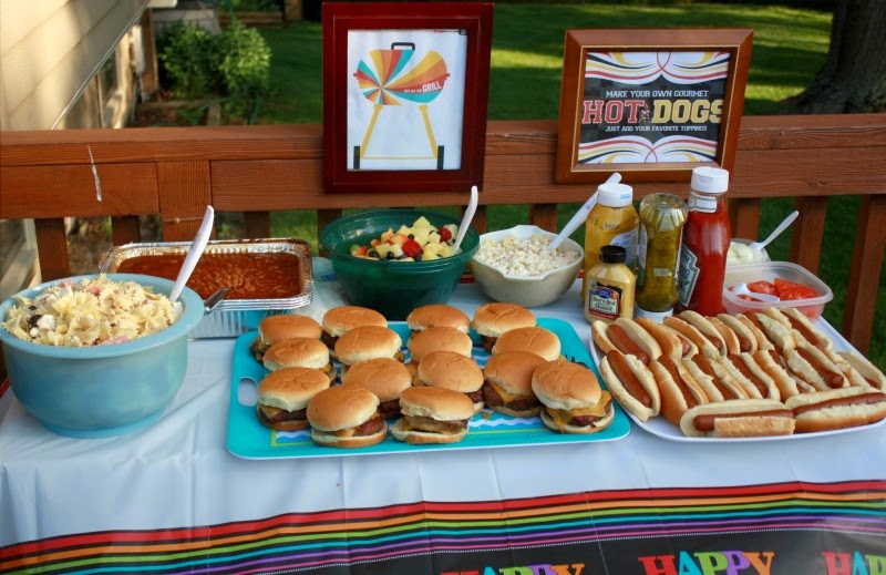 Lake House Lyn Serve Yourself Burger and Hot Dog Bar