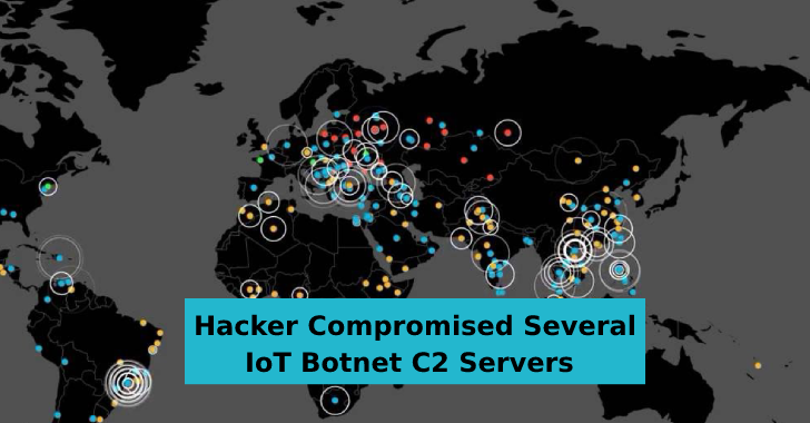 Hacker Compromised Several IoT Botnet C2 Servers and Taken Control Over Due to Weak Credentials