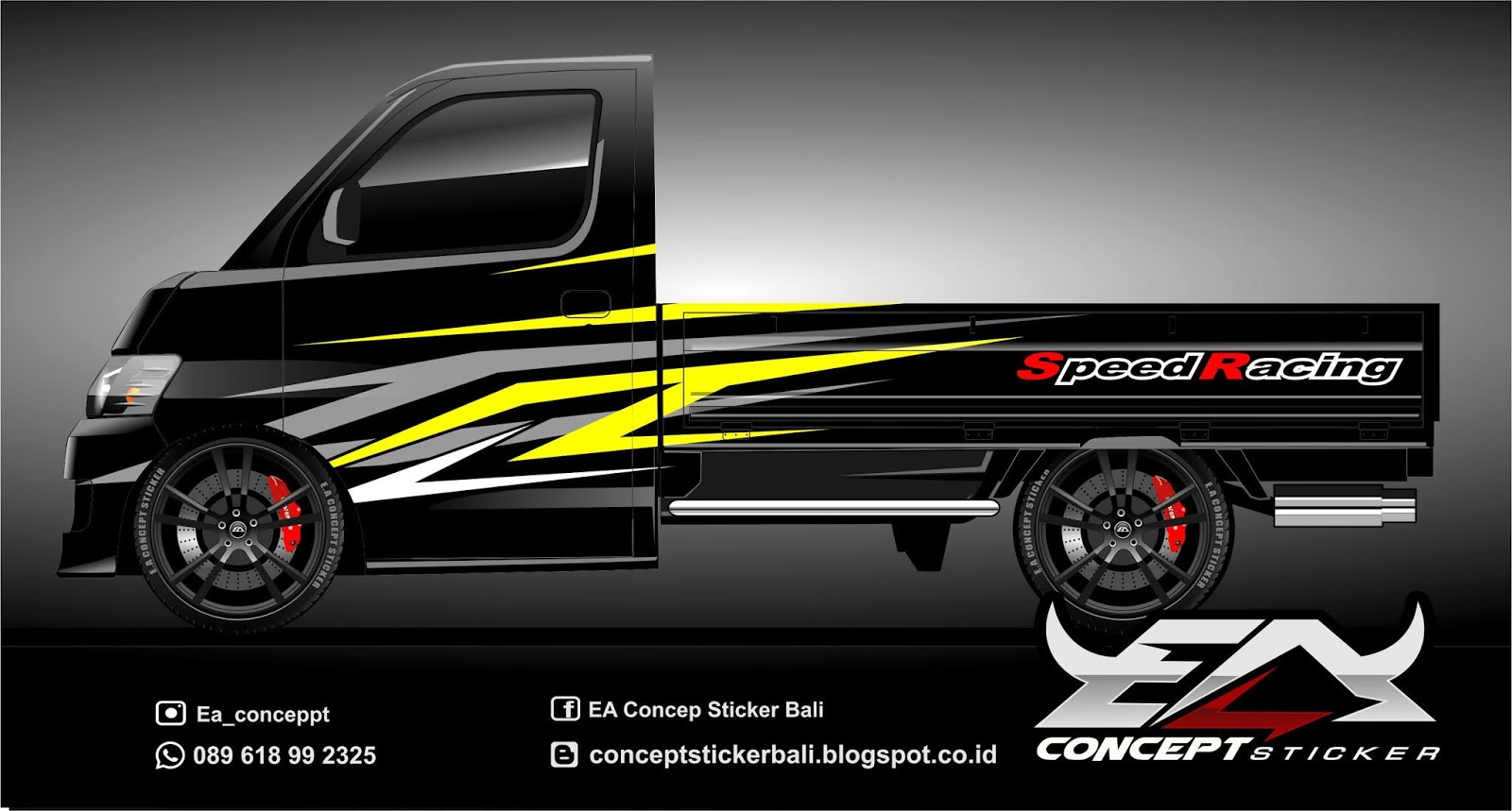 cuting sticker grafis gran max pick up | CUTTING STIKER DI ...