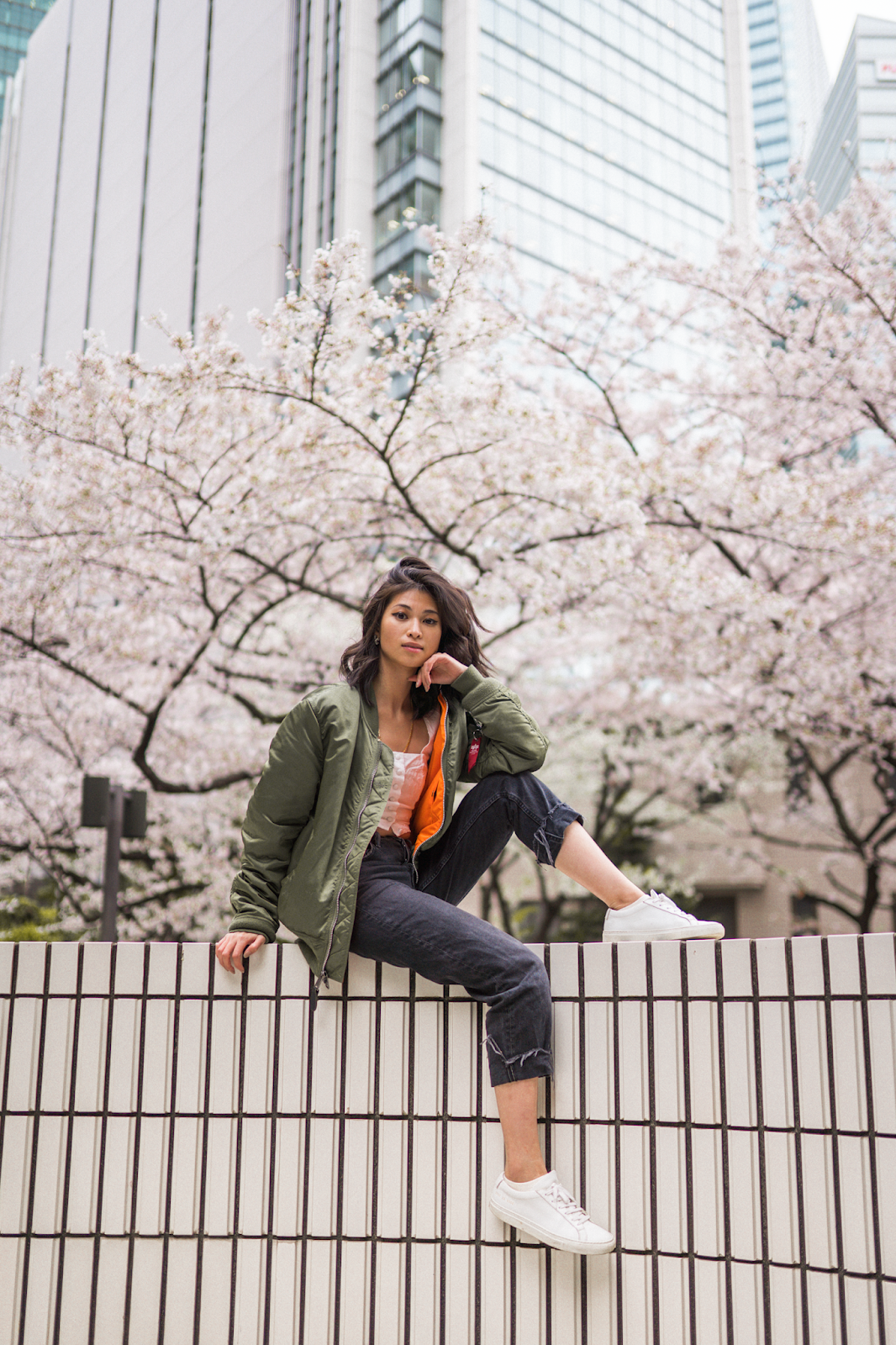 Cherry blossom underpass, cherry blossom spots in Roppongi, Spring in Tokyo, best spots to view cherry blossoms, Tokyo based style blogger FOREVERVANNY