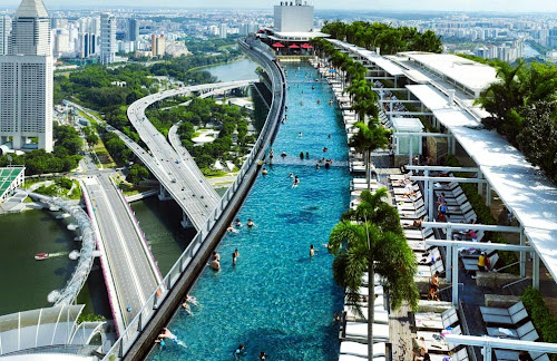 Piscina do Marina Bay Sands - Singapura 