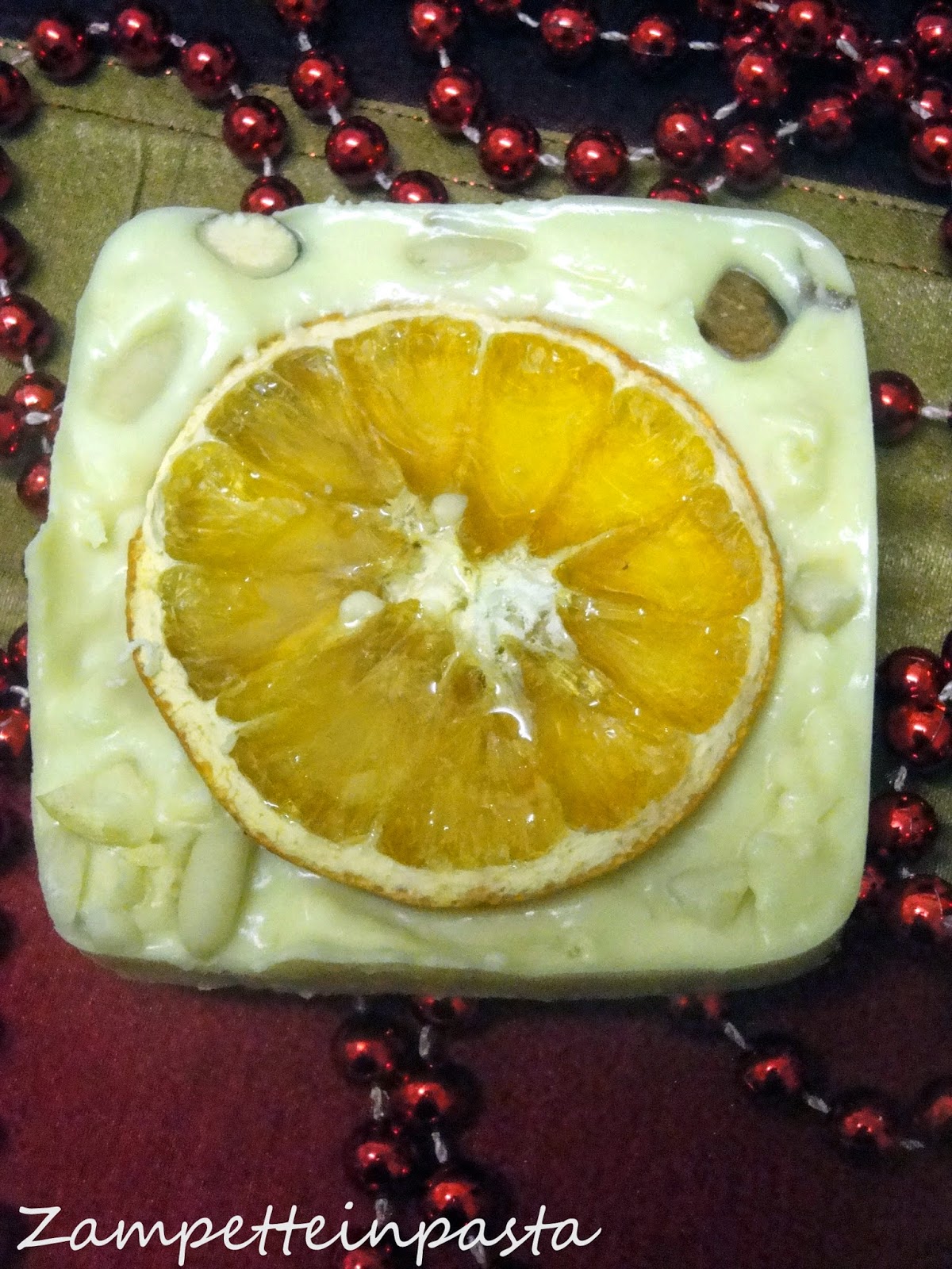 Torrone all'arancia con frutta secca - Torrone fatto in casa