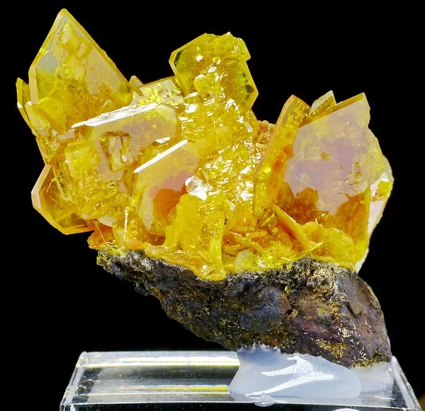 Orange Wulfenite Crystals