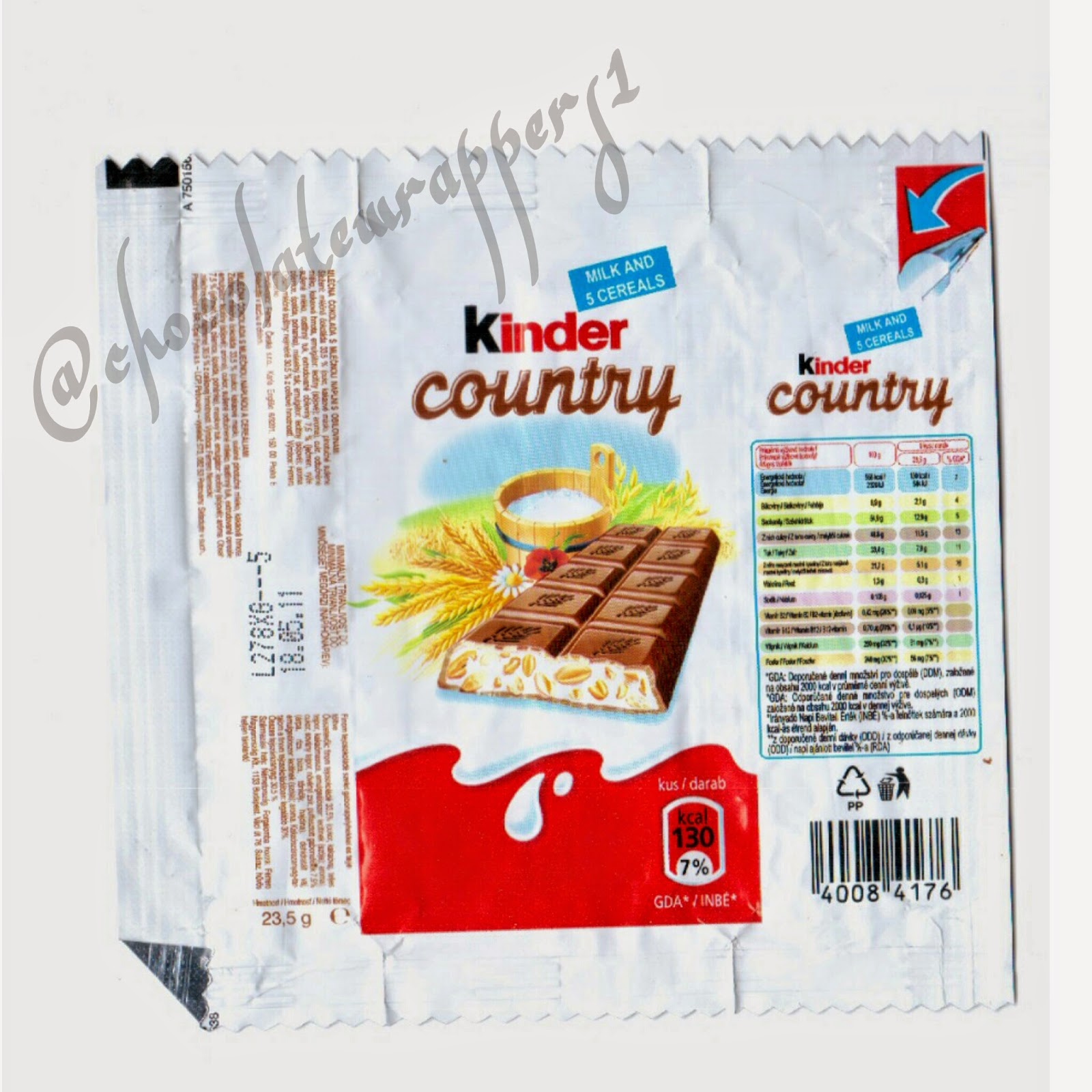 My chocolate wrapper collection