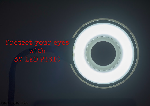 Protect your eyes with 3M P1610 LED Polarizing Light
