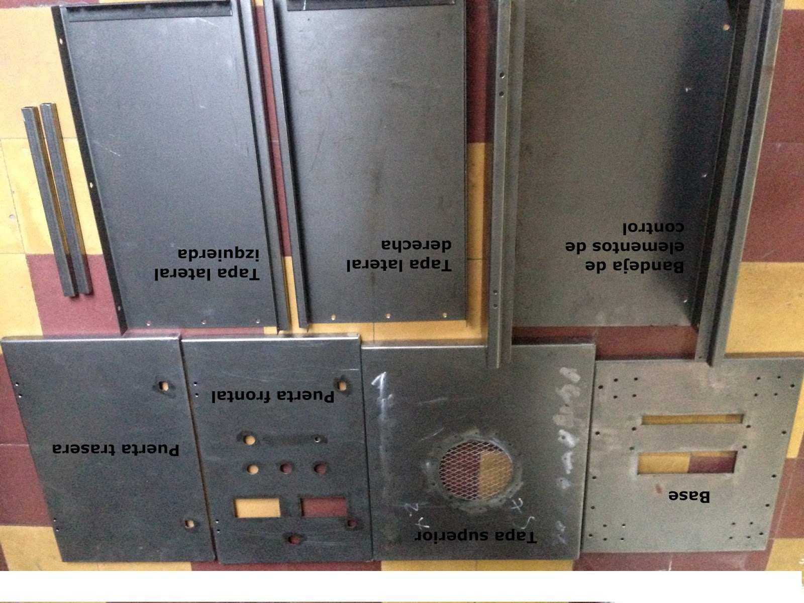 Rectificadores de Corriente: Fabricación del gabinete