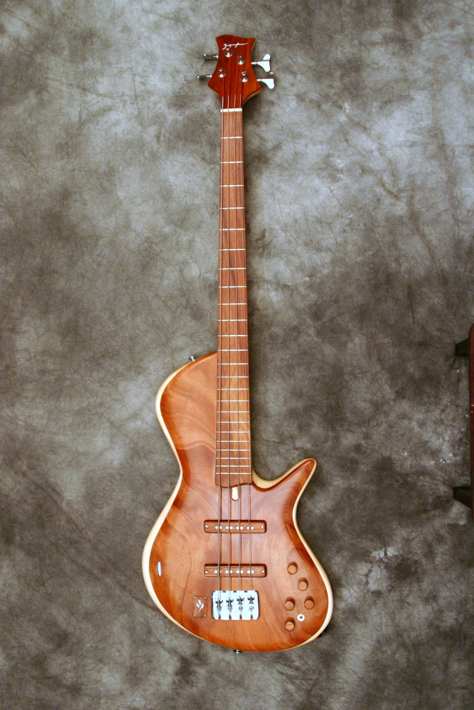 Ziegenfuss Guitars Crotch Mahogany Singlecut Bass