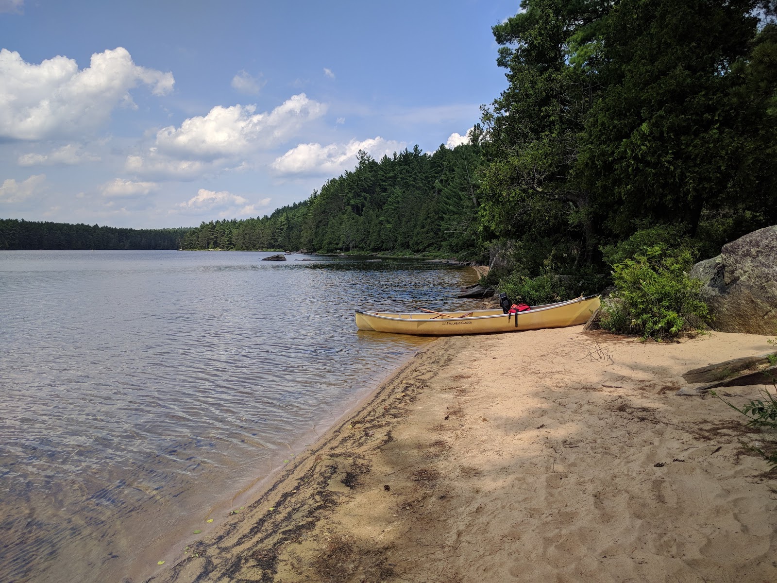 Cici Canoe Day Tripping Achray Access to Stratton Lake