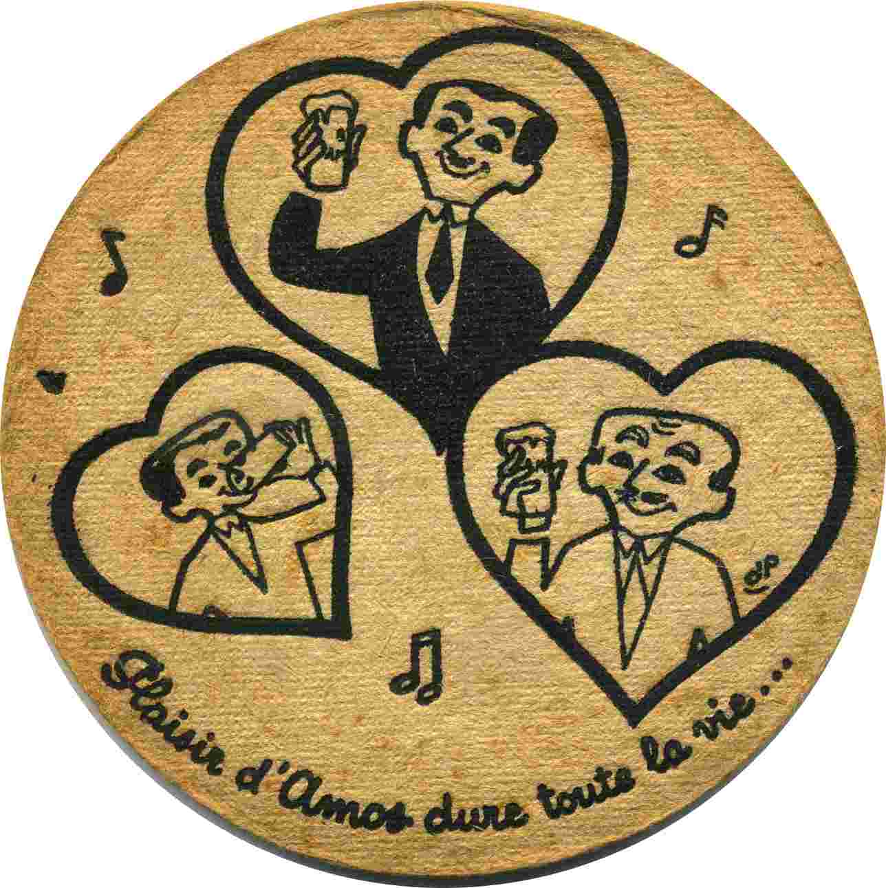 Sous bocks bretons Brasserie Amos, Metz