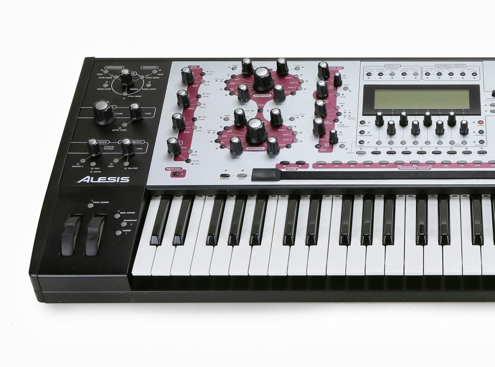 MATRIXSYNTH Alesis Andromeda Analog Synth Synthesizer RARE RED VERSION!