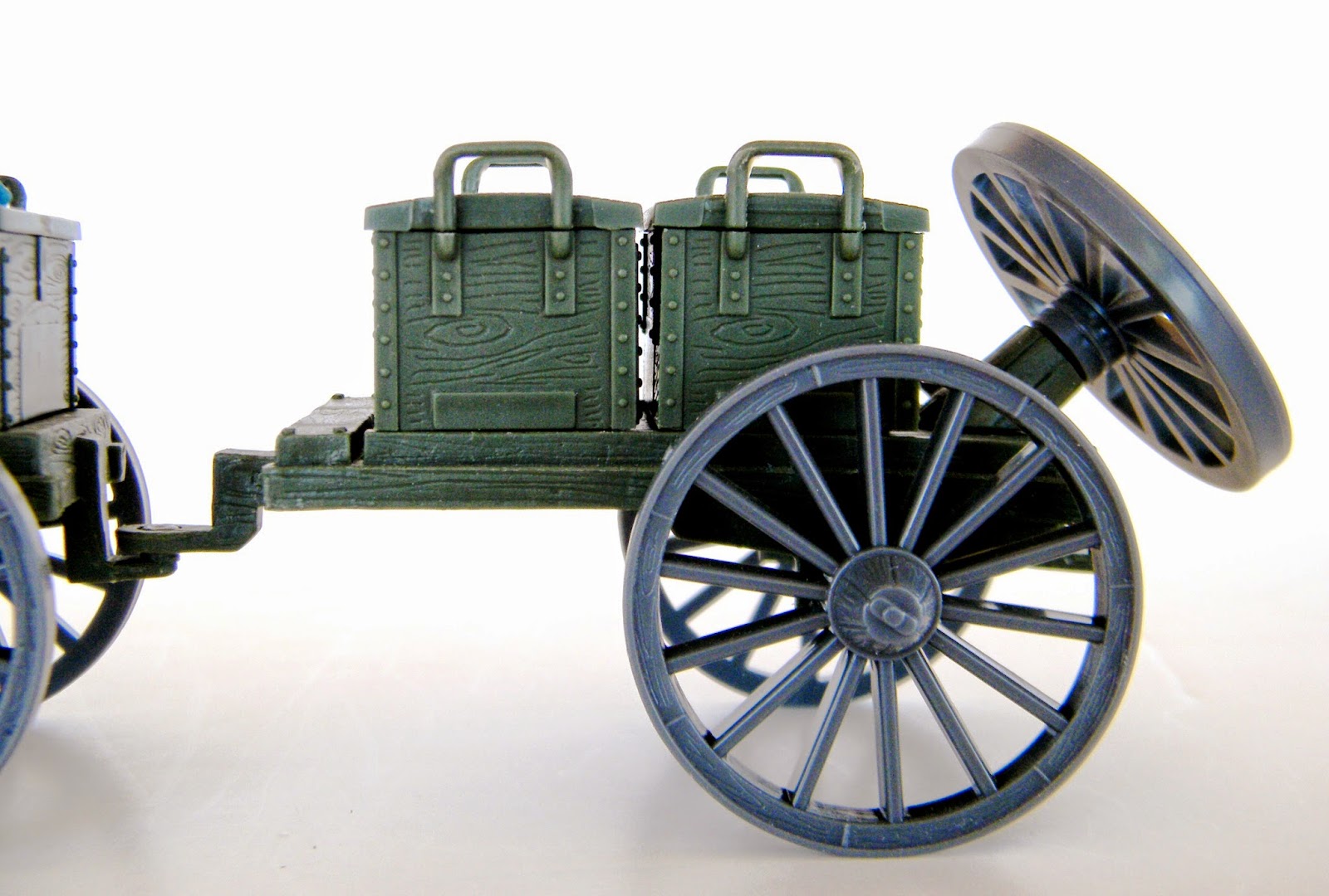 Toys and Stuff Classic Toy Soldiers Union 6Horse Limber, Caisson, 24 Pound Howitzer