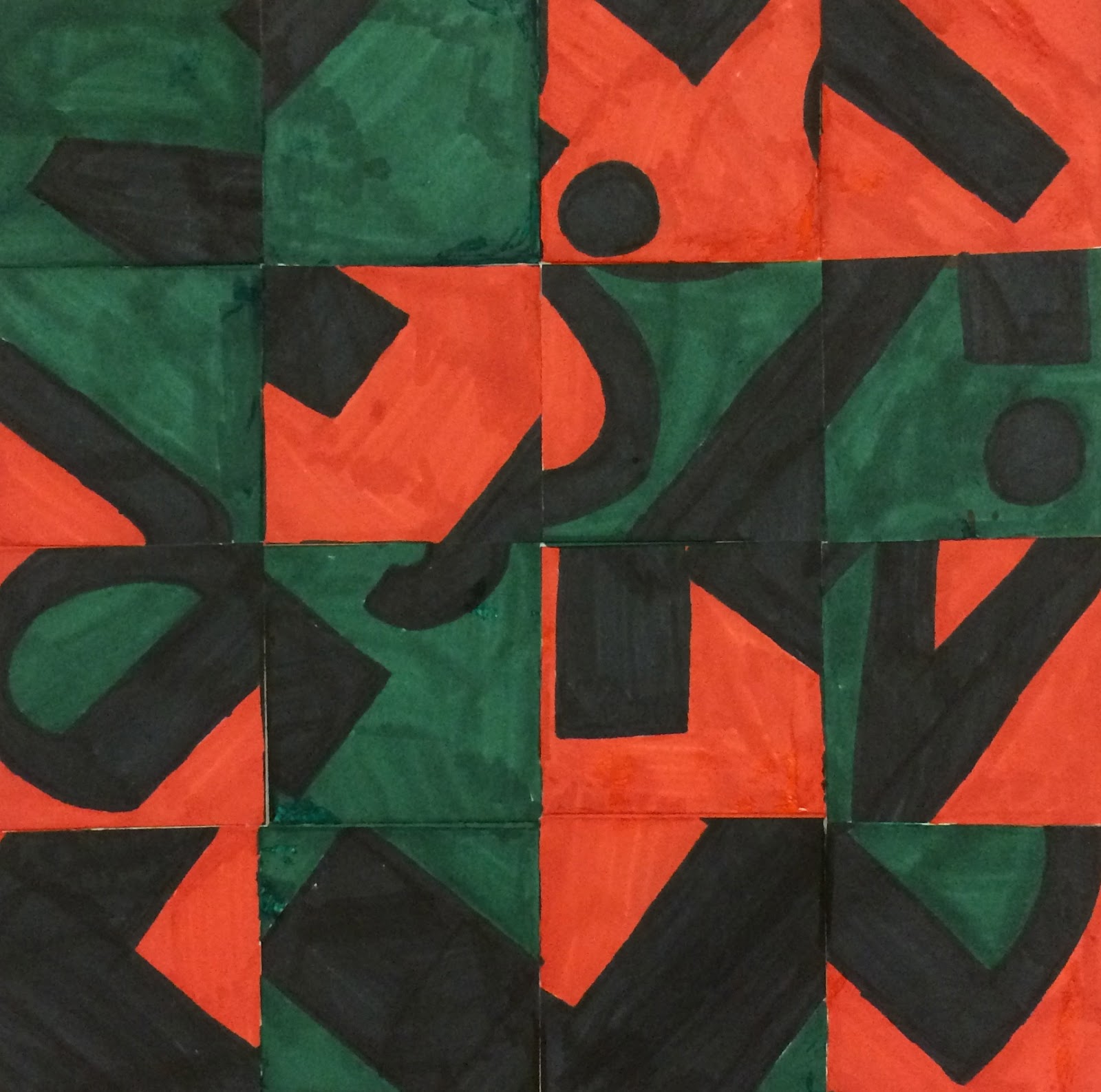 Mrs. Warchol's Art Blog 6th Grade Abstract Name Designs