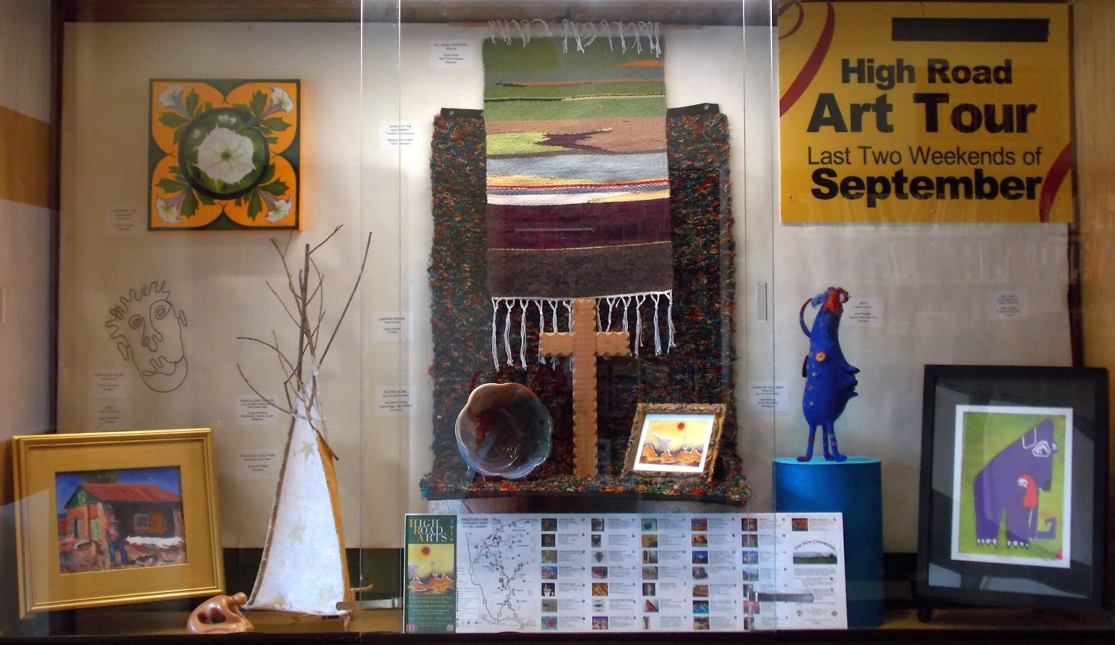 Donna J Caulton Paintings and Prints Taos Library Shares Space