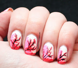 nail cherry blossom nails japanese flowers trendy