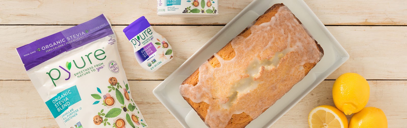 7 Kids and Us Pyure Organic Stevia Plus Sugar Free Lemon Pound Cake Recipe!