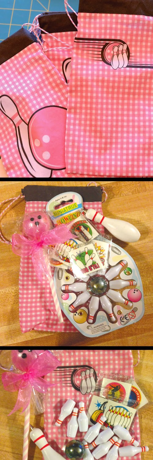 boogie beans bowling party goody bags