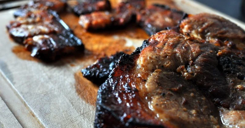 CASSOCO gourmande de vie: ROUELLE DE PORC MARINÉE