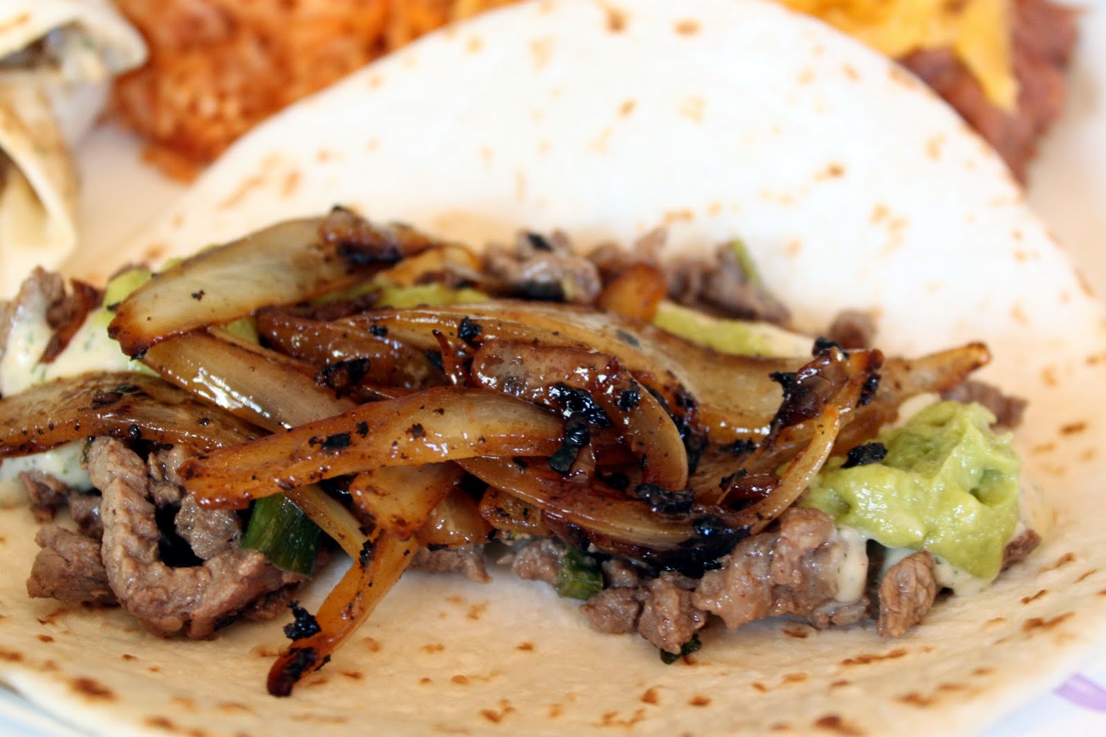 Mama Bear Gets Chatty Steak Soft Tacos with LimeCilantro Aioli