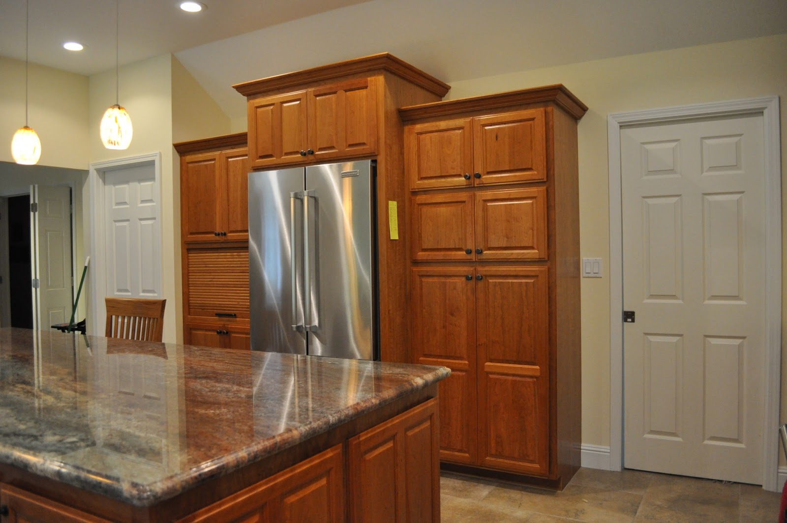 Scott River Custom Natural Cherry panel doors