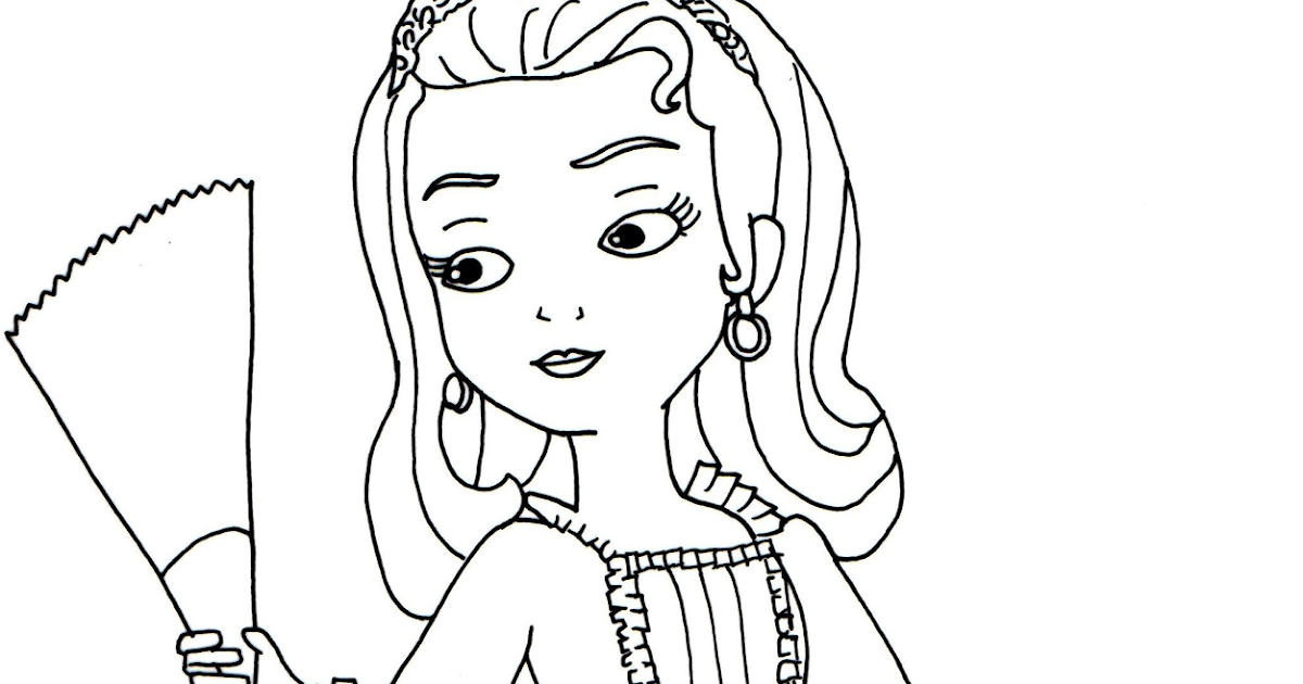 Princess Amber Coloring Pages Sofia The First Coloring Pages Princess Amber Sofia The